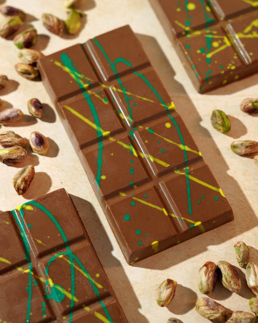 Luxury Kunafa Bar – 100GM Rich Pistachio Chocolate Bar (Dubai’s Viral Dessert)