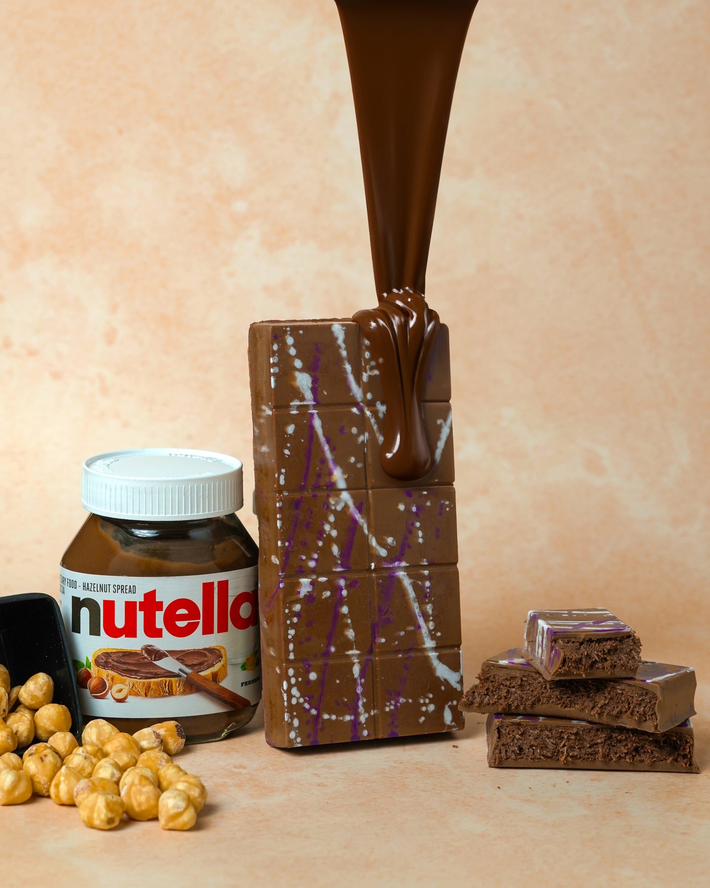 Premium Kunafa Bar with Nutella & Hazelnut – 200gm